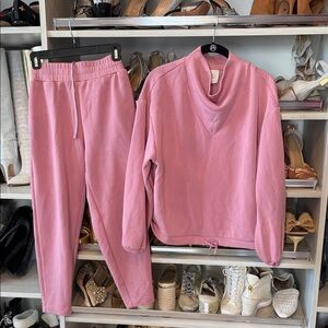 Varley DoubleSoft Pink set